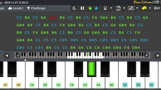 Christopher bgm  piano notes  ratsasanrakshasudu  tutoriallessonsesay leran [upl. by Cerracchio]