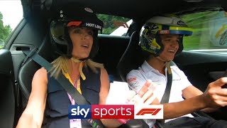 Lando Norris takes Sky Sports F1 presenter on Monza hot lap 🔥 [upl. by Netram]