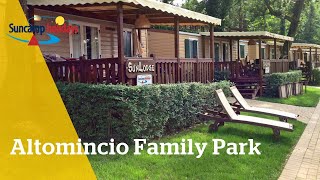 360° video campingtour op Camping Altomincio Family Park  Suncamp holidays [upl. by Atteuqahc]