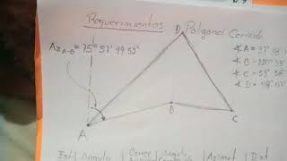 LEVANTAMIENTO TOPOGRÁFICO POLIGONAL CERRADA [upl. by Abdulla]