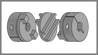 Making Oldhams Coupling in AutoCAD 3D [upl. by Castillo]