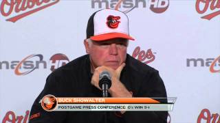 Buck Showalter speaks after the Os 91 win over the Rays [upl. by Arturo]