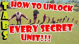 How to Unlock All 12 Secret Units in TABS  Dynasty Update [upl. by Zaller]