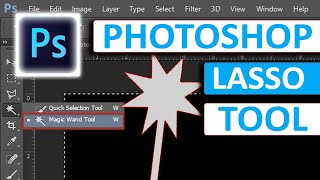 Photoshop Lasso Tool  to make selection in your image [upl. by Cowles]