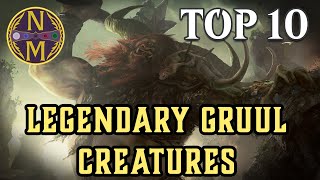 MTG Top 10 Legendary Gruul RedGreen Creatures  Magic the Gathering  Episode 533 [upl. by Glasgo]