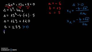 Równanie kwadratowe 1 [upl. by Dibbrun]