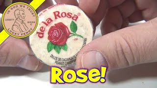 De la Rosa Mazapan  Marzypan Style  Mexican Candy Tasting [upl. by Ikoek]