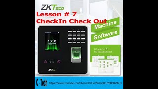 ZKTeco Attendance Machine  Check in or Check Out Configuration  MB20 IFace 302 U800 K40 ETC [upl. by Lora]