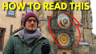 How to read Prague Astronomical Clock  SHORT and EASY explanation from a real Prague guide [upl. by Cleodel719]