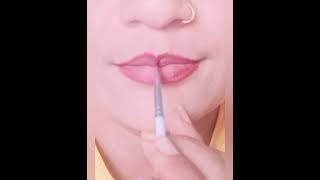 How to make lipstick 💄 😍 shape 💄😍 💋lipstick hackslipstick viral fashionbeauty MissValiya [upl. by Omor]