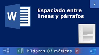 ESPACIADO entre líneas y párrafos de texto en Word [upl. by Mosora]