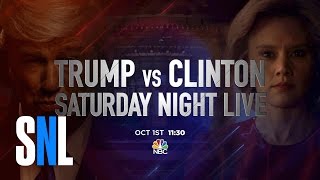 Trump vs Clinton  SNL [upl. by Nyliram490]