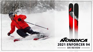 2021 Nordica Enforcer 94 Ski Review [upl. by Idel742]