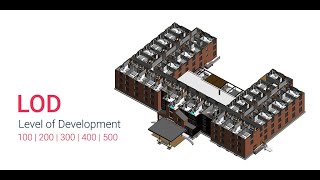 BIM Level of Development Explained LOD 100 200 300 350 400 500 Video [upl. by Inalel]