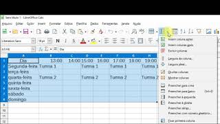 Libre Office Calc  Preenchimento automáticas listas e data [upl. by Tarfe]