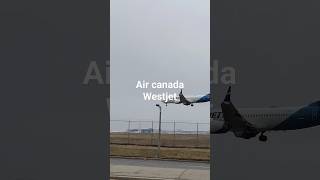 air Canada and WestJet planes landing Pearson airport Toronto Canada mar 224 [upl. by Aretahs]