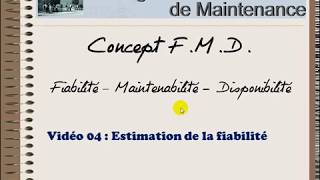 video4 cours fiabilité  estimation de la fiabilité [upl. by Atalya]