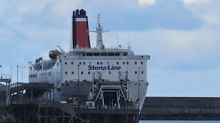 Stena Line Ferry Stena Plus Lounge Fishguard to Rosslare 2024 [upl. by Ahsilek]