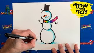 DrawWithRob 63 Snowman [upl. by Wyne]