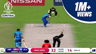 India vs New Zealand World Cup 2019 SemiFinal  Jadejas Sensational Knock Highlights  ICC CWC19 [upl. by Trepur]