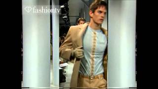 FLASHBACK Thierry Mugler SpringSummer 1998 Menswear Runway Show  Paris Fashion Week  FashionTV [upl. by Thurston]