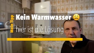 Kein Warmwasser😫🤔hier ist eine Lösung [upl. by Alenson]