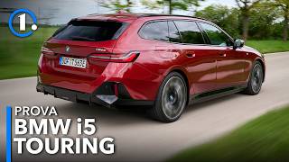 BMW Serie 5 Touring 🇩🇪 Ecco come va la Station Wagon a alte prestazioni [upl. by Odnumde]