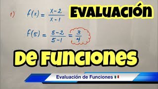 Evaluación de FUNCIONES muchos ejemplos [upl. by Gareth]