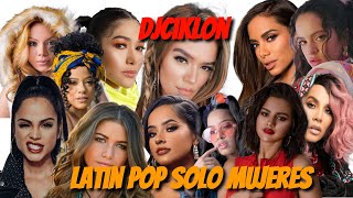 LATIN POP REGGAETON  2021 SOLO MUJERES [upl. by Atews51]