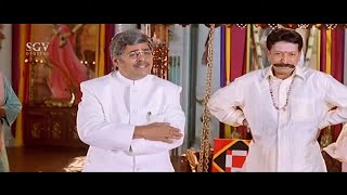 Meena Shocked to see father massive Respects to DrVishnuvardhan  Simhadriya Simha Movie Best Scene [upl. by Nitnert]