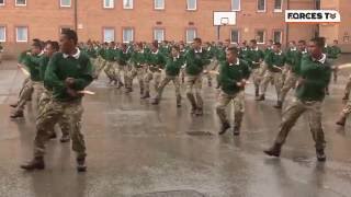 Kukri Training With British Army Gurkha Recruits  Forces TV [upl. by Aliac]