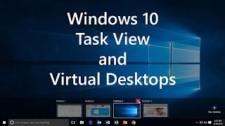 Windows 10 Use Task View and Virtual Desktops [upl. by Allison]