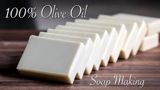 Single Oil Soap Making  Olive Oil Castile Soap [upl. by Ahsilet]