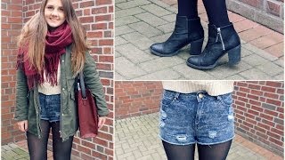 Shorts im Winter kombinieren  OUTFIT  Tipps amp Tricks [upl. by Thorin449]