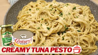 Super Creamy Tuna Pesto Pasta [upl. by Rekyr]