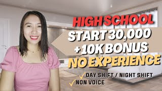 EARN 30000  SIGN ON BONUS AT HOME ACCEPT HIGH SCHOOL GRADUATESNO EXPEREINCE NEEDED [upl. by Amend]