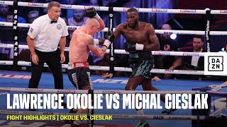 FIGHT HIGHLIGHTS  Lawrence Okolie vs Michal Cieslak [upl. by Duke892]