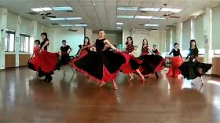 Pasodoble easy lady solo routine [upl. by Katleen206]