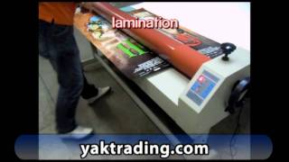 Electric Laminator Professional Laminating TSL1600E Cold Laminator [upl. by Tarabar569]