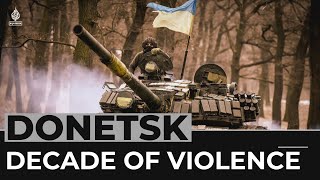 Ukraines Donetsk region in conflict since 2014 [upl. by Gualterio]