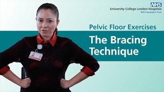 Pelvic Floor Exercises  Your Bowel and the Bracing Technique [upl. by Luhem]