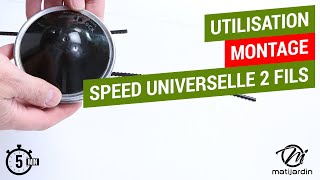 Tête débroussailleuse SPEED Universelle 2 fils  Utilisation et montage [upl. by Madigan]