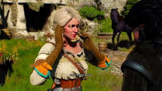 Ciri Returns To Kaer Morhen  The Witcher 3 [upl. by Nyrhtakyram251]