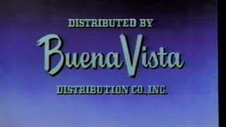 Distributed by Buena Vista Film Distribution Co Inc 1980 Company Logo VHS Capture [upl. by Ahsieat]