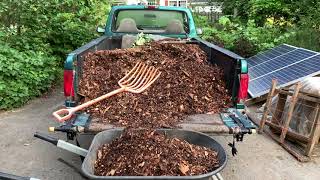 Chicken Compost  Wood chip upgrade [upl. by Star]