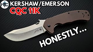 Kershaw Emerson CQC 11K Folding Knife  Overview and Review [upl. by Monjan]