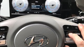 How To Adjust To Kilometers Per Hour From Miles Per Hour on Your 2021 Hyundai Elantra SEL mph kmh [upl. by Neik]