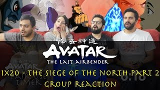 Avatar The Last Airbender  1x20 The Siege of the North Part 2  Group Reaction [upl. by Pontus]