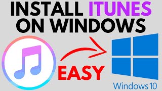 How to Download iTunes on Windows 10 PC or Laptop  2022 [upl. by Irrej]