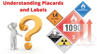 DOT Chart 16 Understanding HazMat Placards and Labels [upl. by Neenahs]